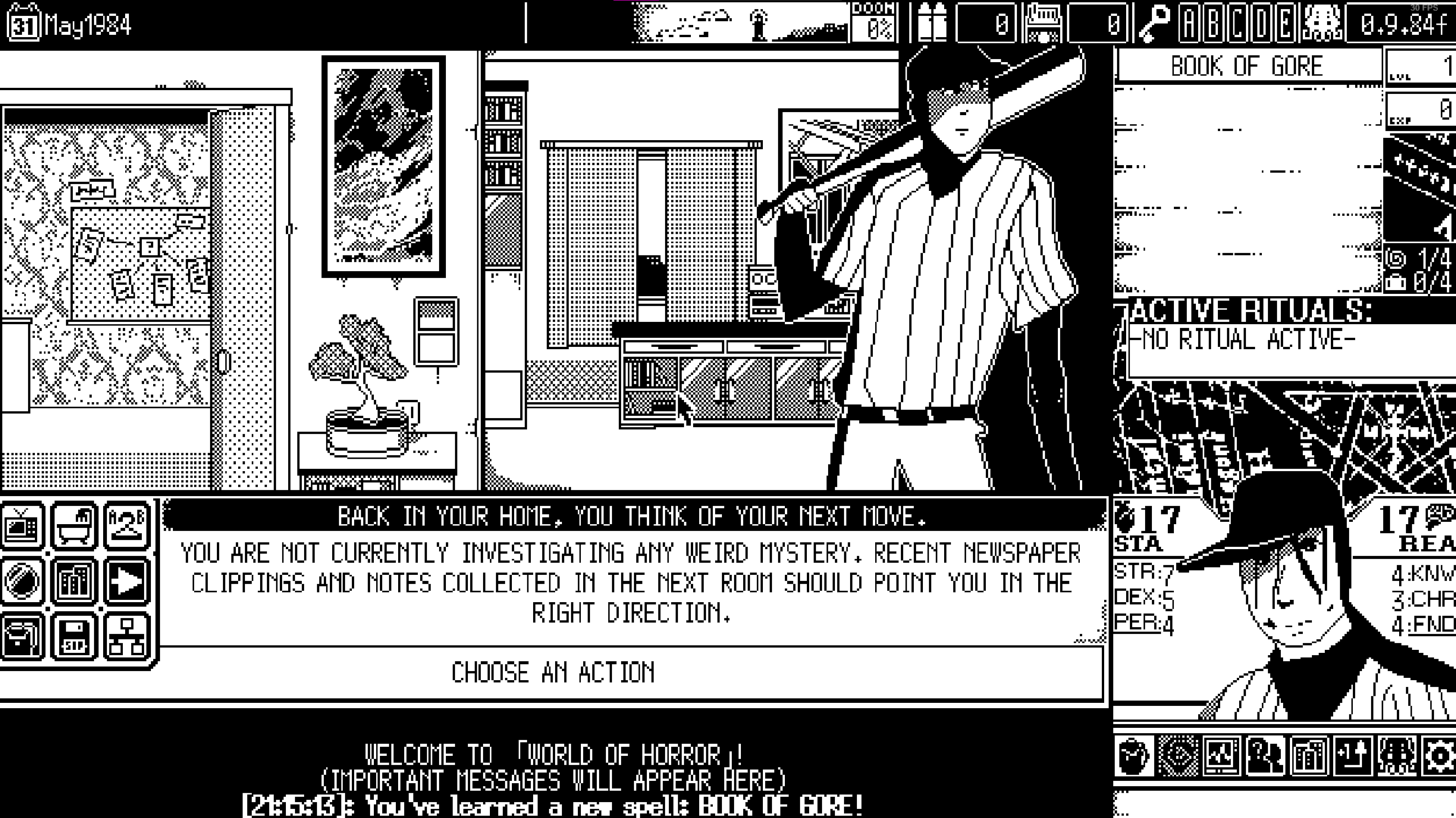 These 3 pictures are from the game called World of Horror and indie horror game (what a suprise) that i made a mod for.